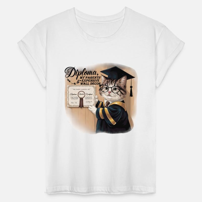 Graduation Cat - Diploma expensive wall decor
