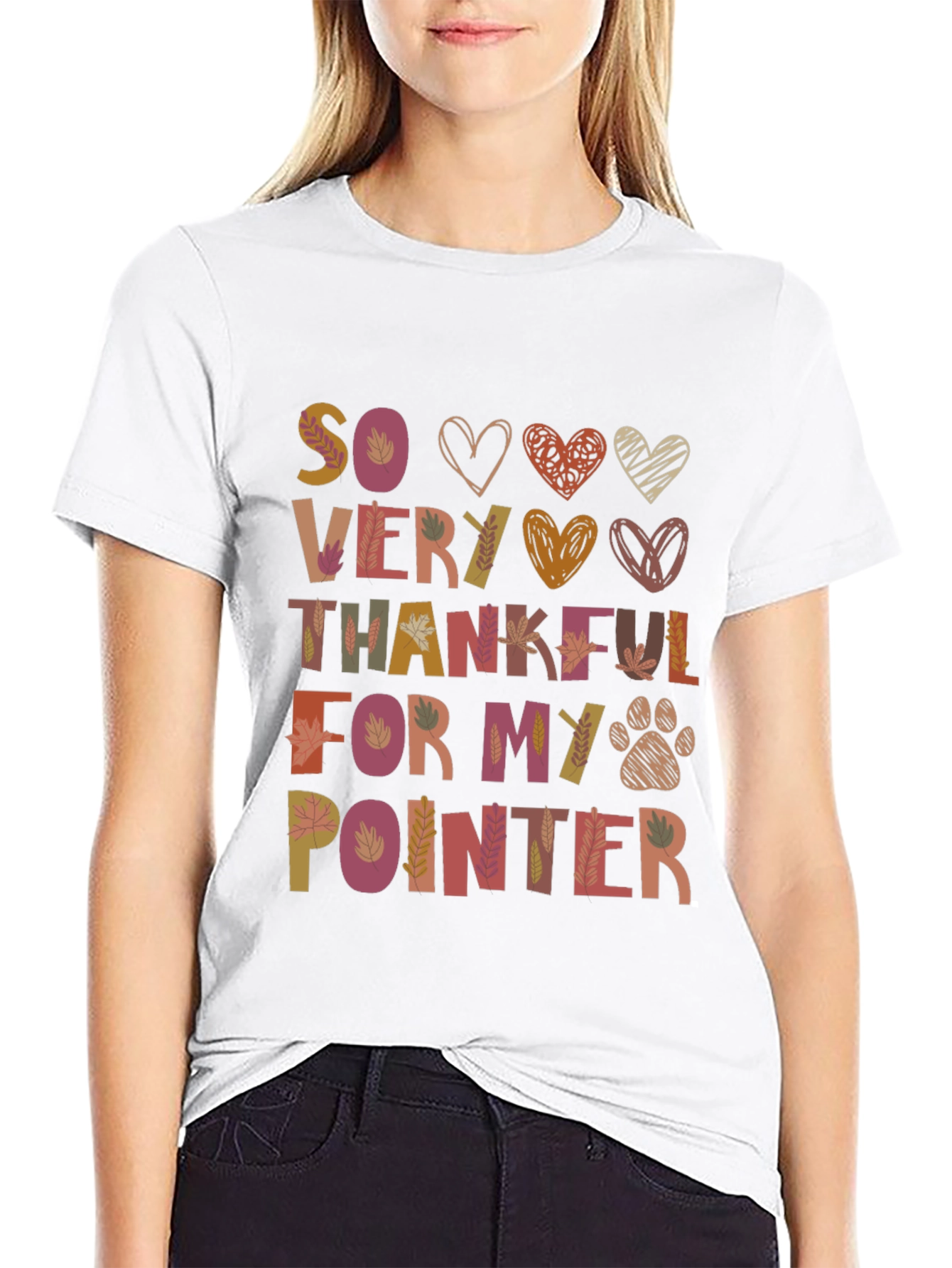 Thankful Pointer Dog T-Shirt