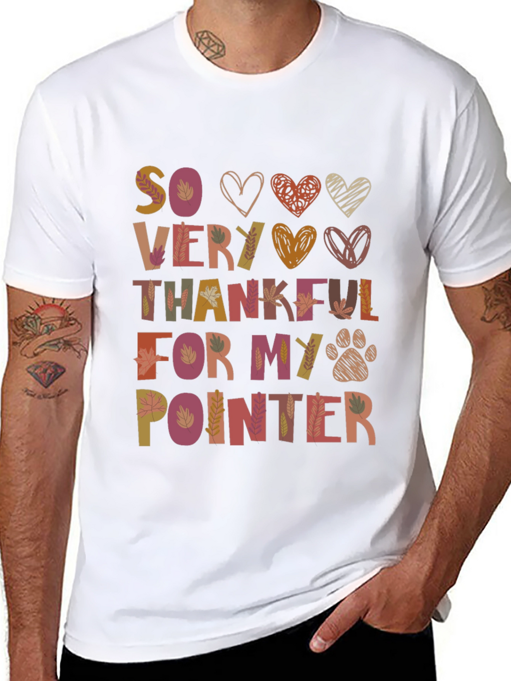 Thankful Pointer Dog T-Shirt