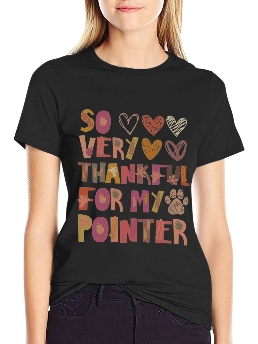 Thankful Pointer Dog T-Shirt