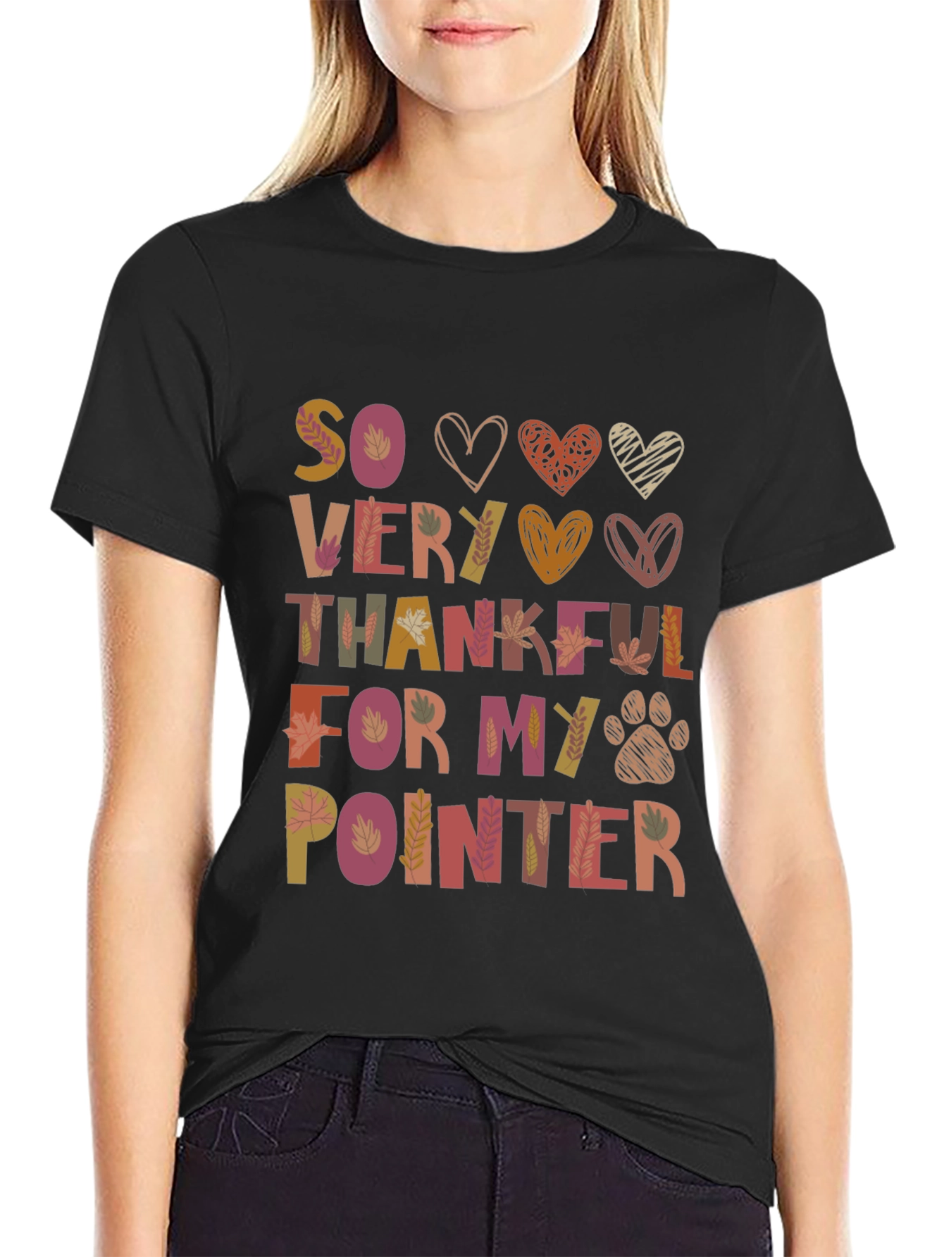 Thankful Pointer Dog T-Shirt