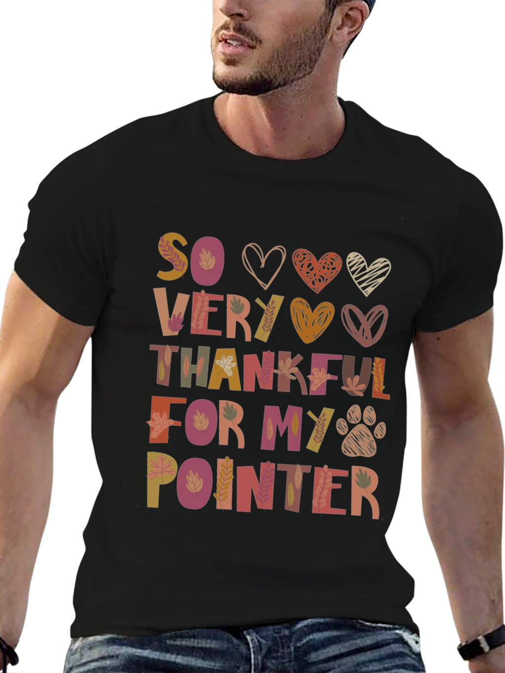 Thankful Pointer Dog T-Shirt
