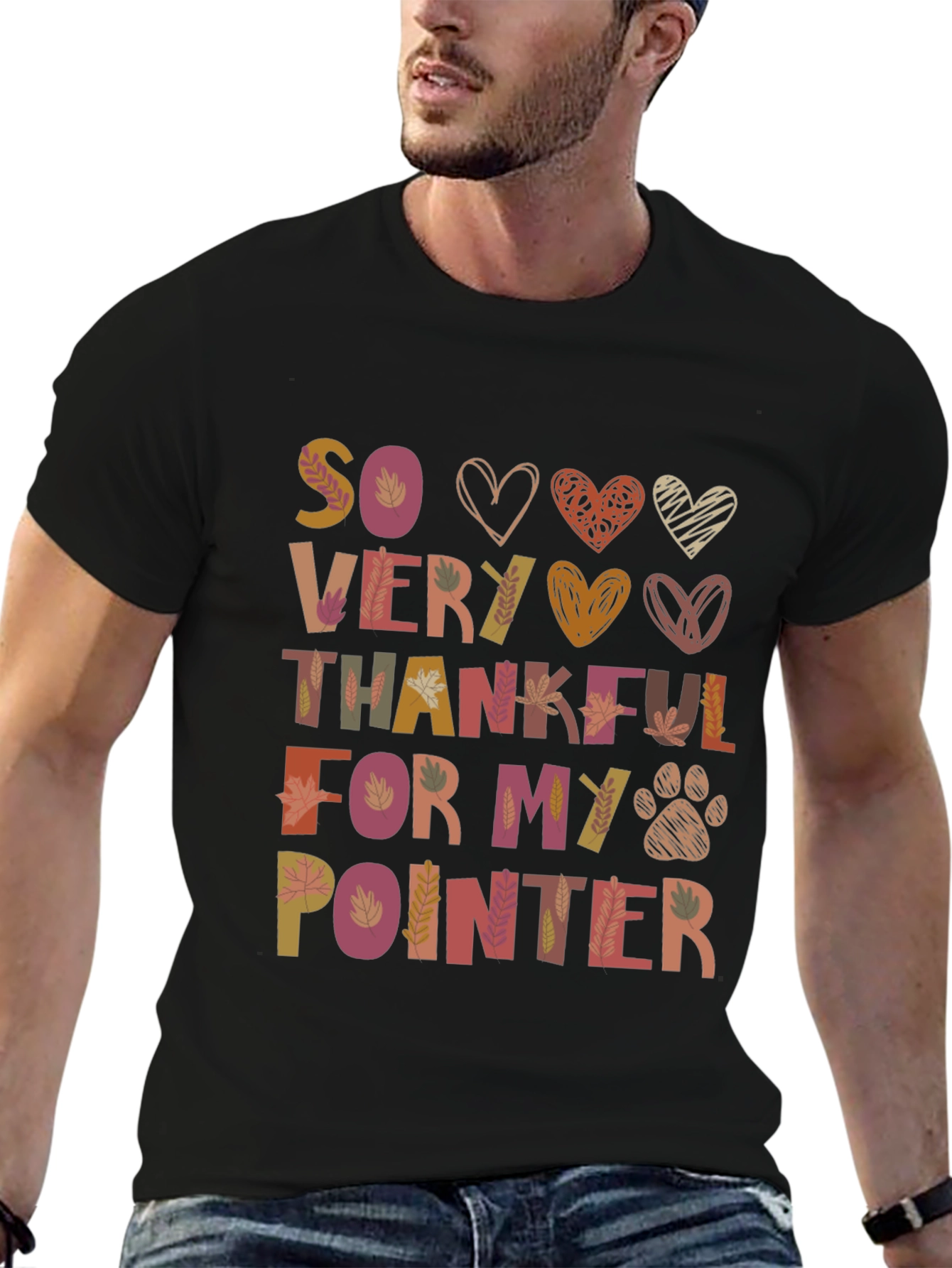 Thankful Pointer Dog T-Shirt