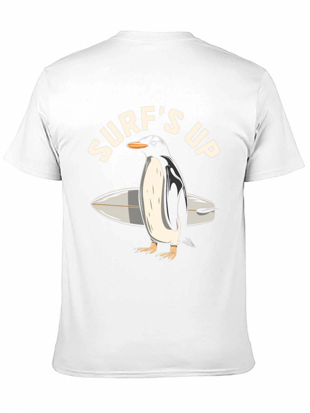 Surfs Up Penguin Graphic T-Shirt
