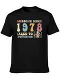 Awesome Since 1978 Black T-Shirt
