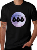 666 Moon Phase Black T-Shirt