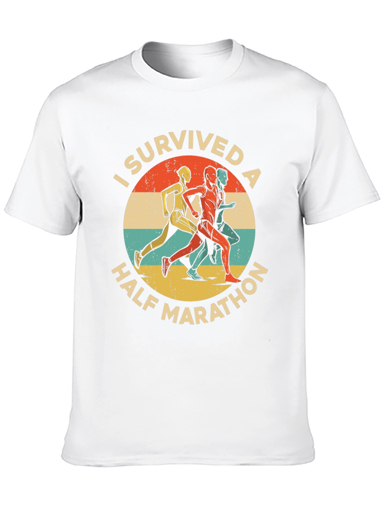 I Survived a Half Marathon Graphic T-Shirt