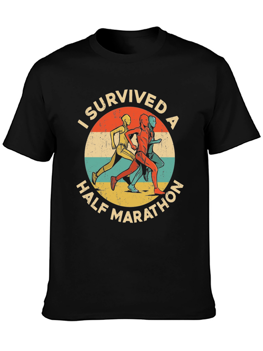 I Survived a Half Marathon Graphic T-Shirt