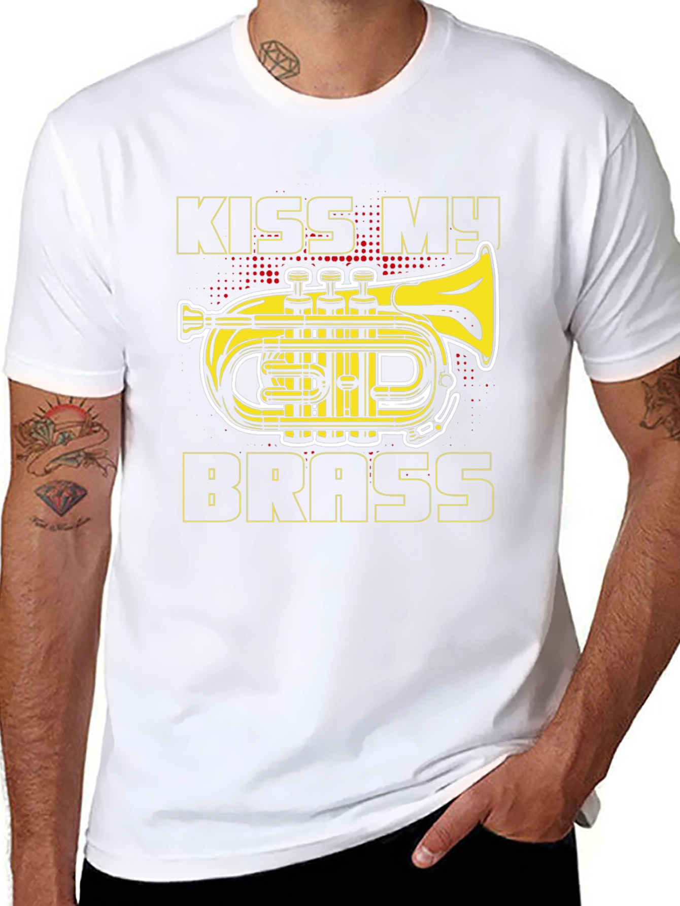 Kiss My Brass T-Shirt - Musician Funny Tee