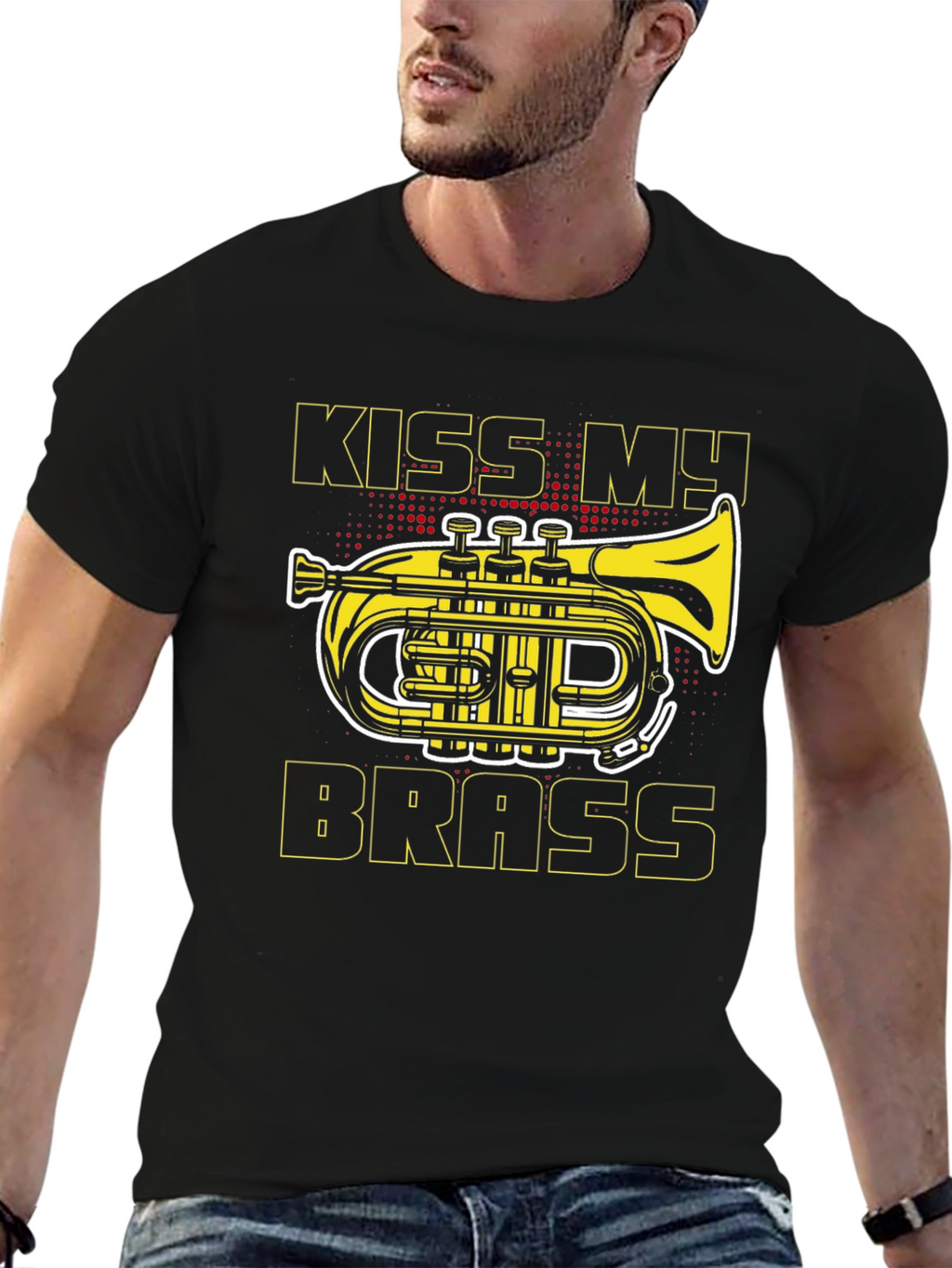 Kiss My Brass T-Shirt - Musician Funny Tee