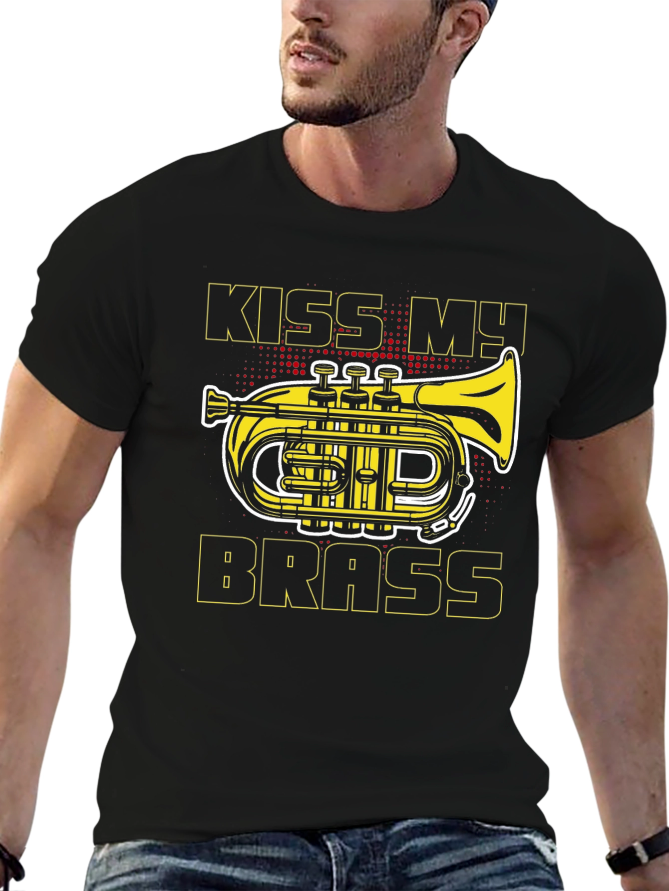 Kiss My Brass T-Shirt - Musician Funny Tee