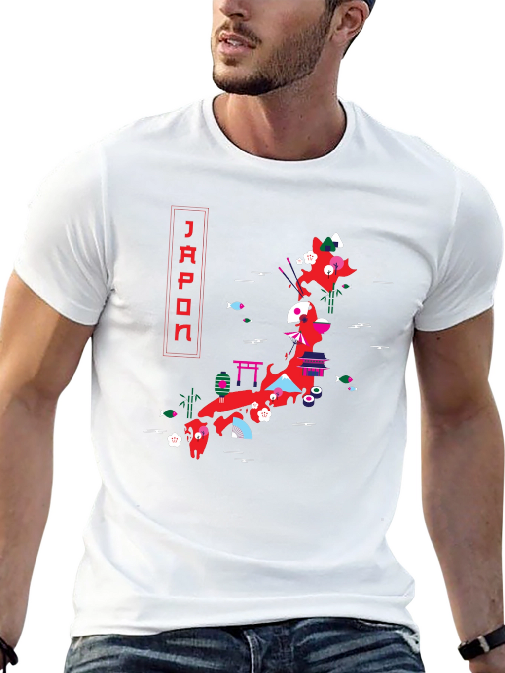 Japan Graphic T-Shirt - Travel Souvenir Tee