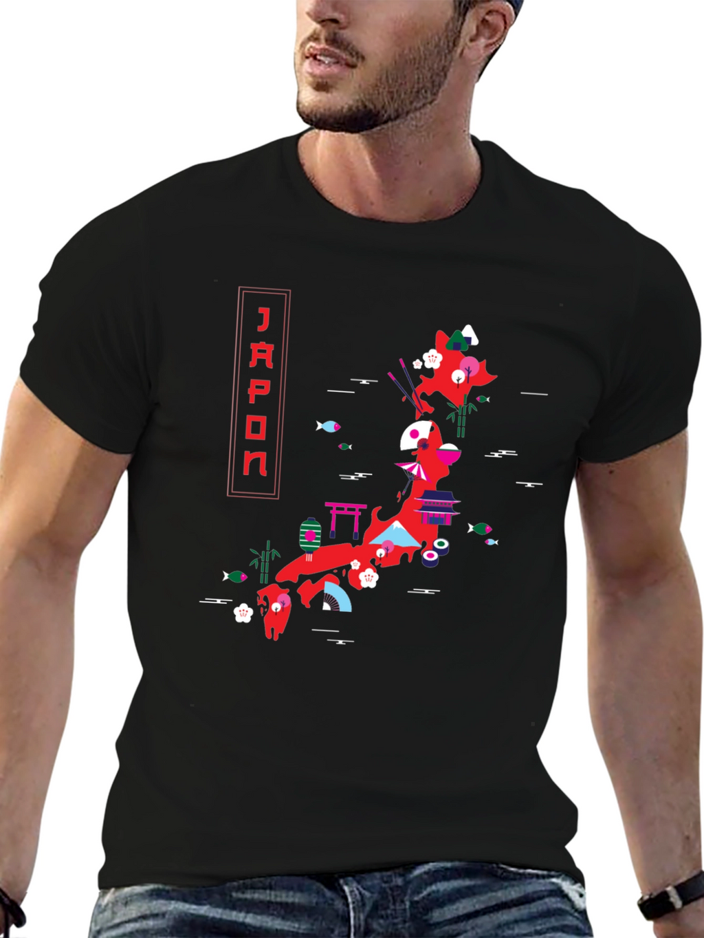 Japan Graphic T-Shirt - Travel Souvenir Tee