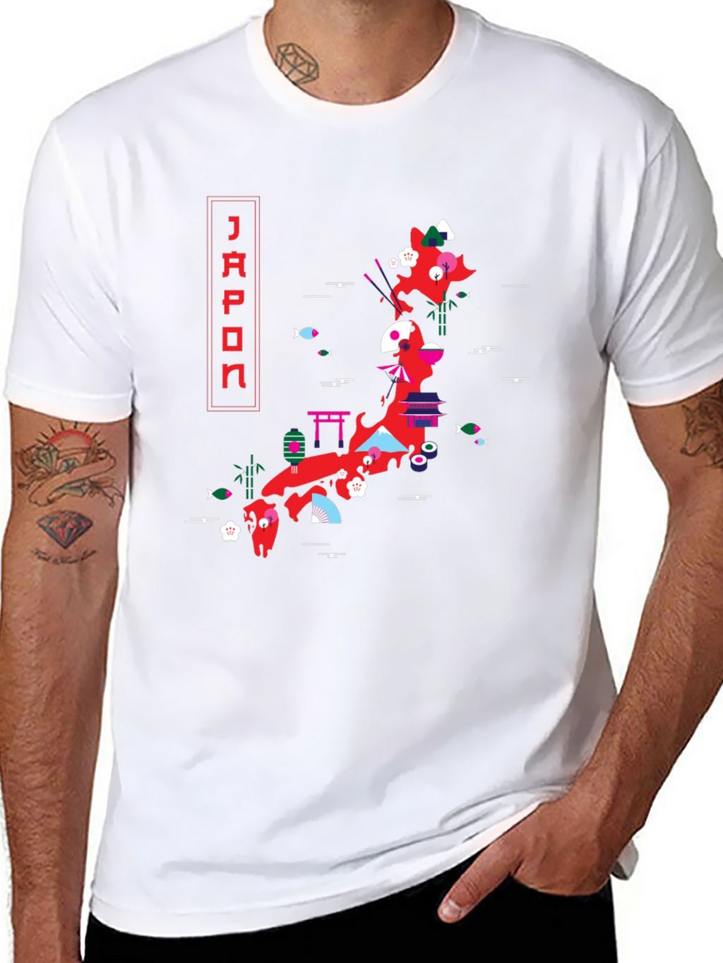 Japan Graphic T-Shirt - Travel Souvenir Tee