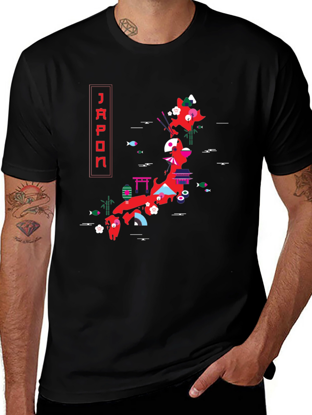 Japan Graphic T-Shirt - Travel Souvenir Tee