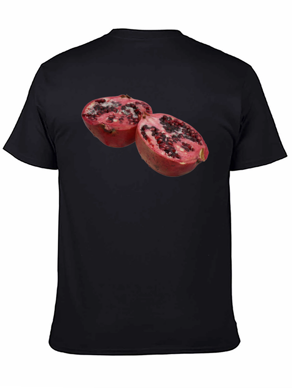 Pomegranate Graphic Black T-Shirt