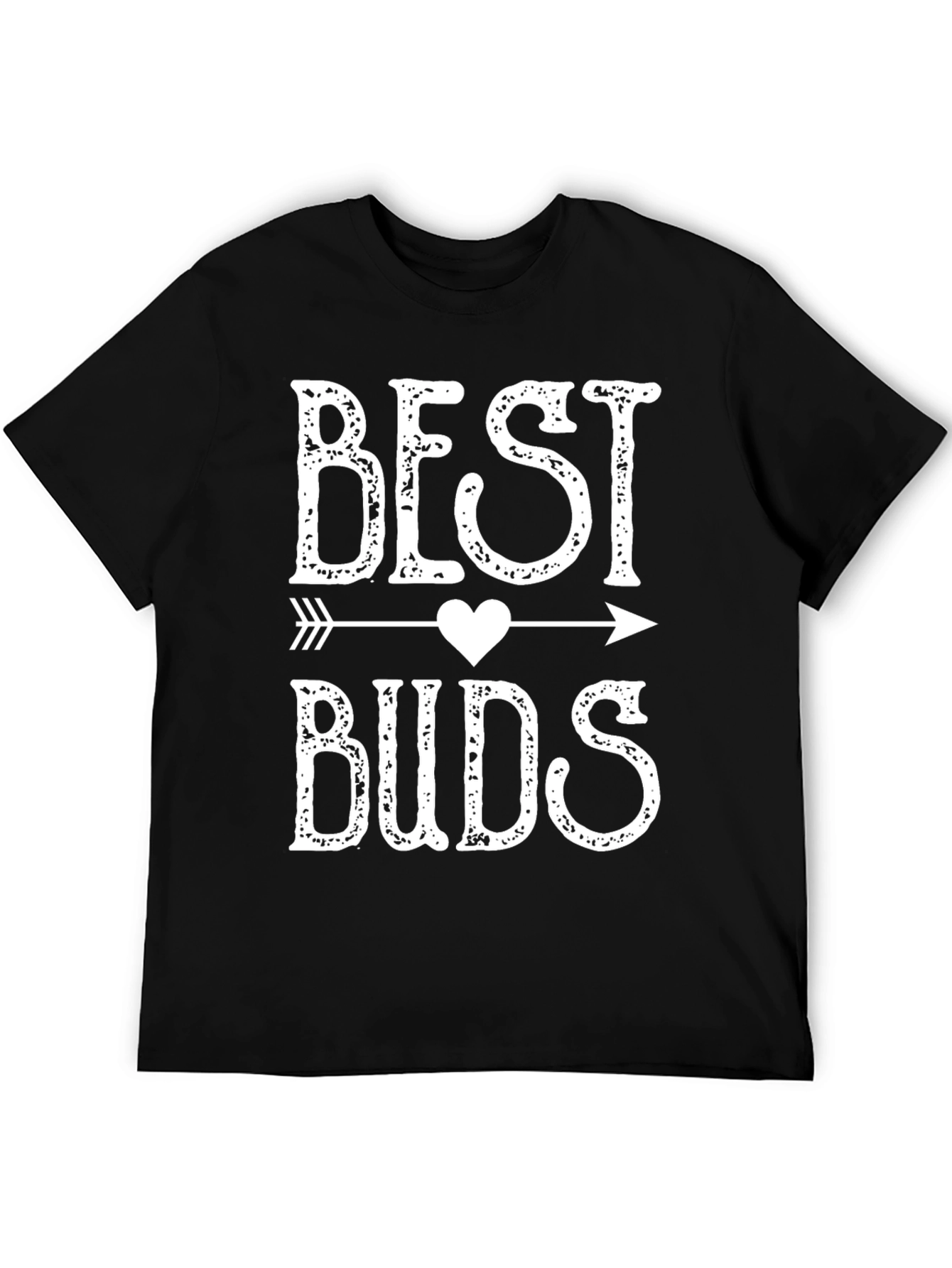 Best Buds Graphic Tee - Black Casual Shirt