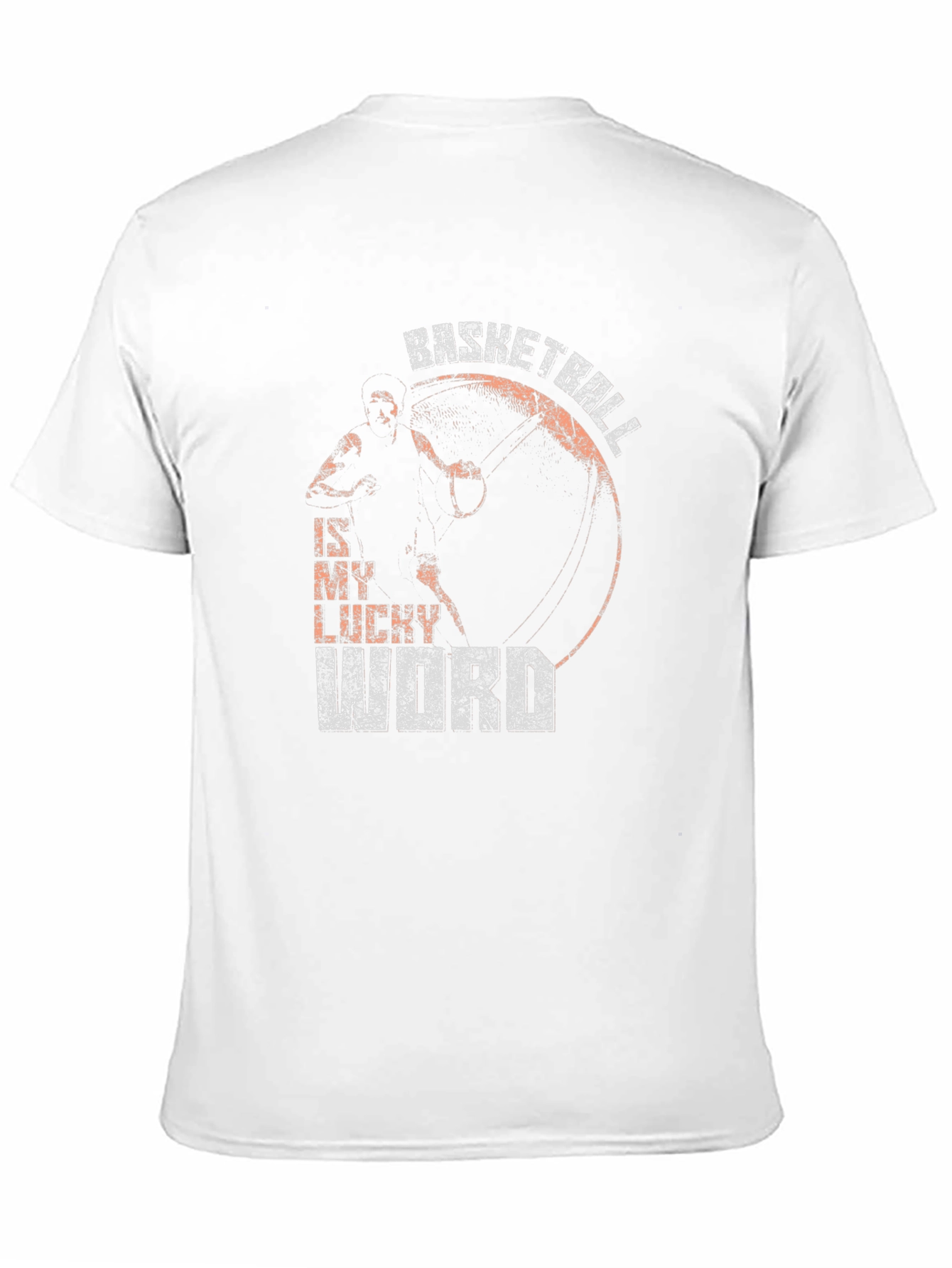 Basketball Is My Lucky Word Graphic T-Shirt