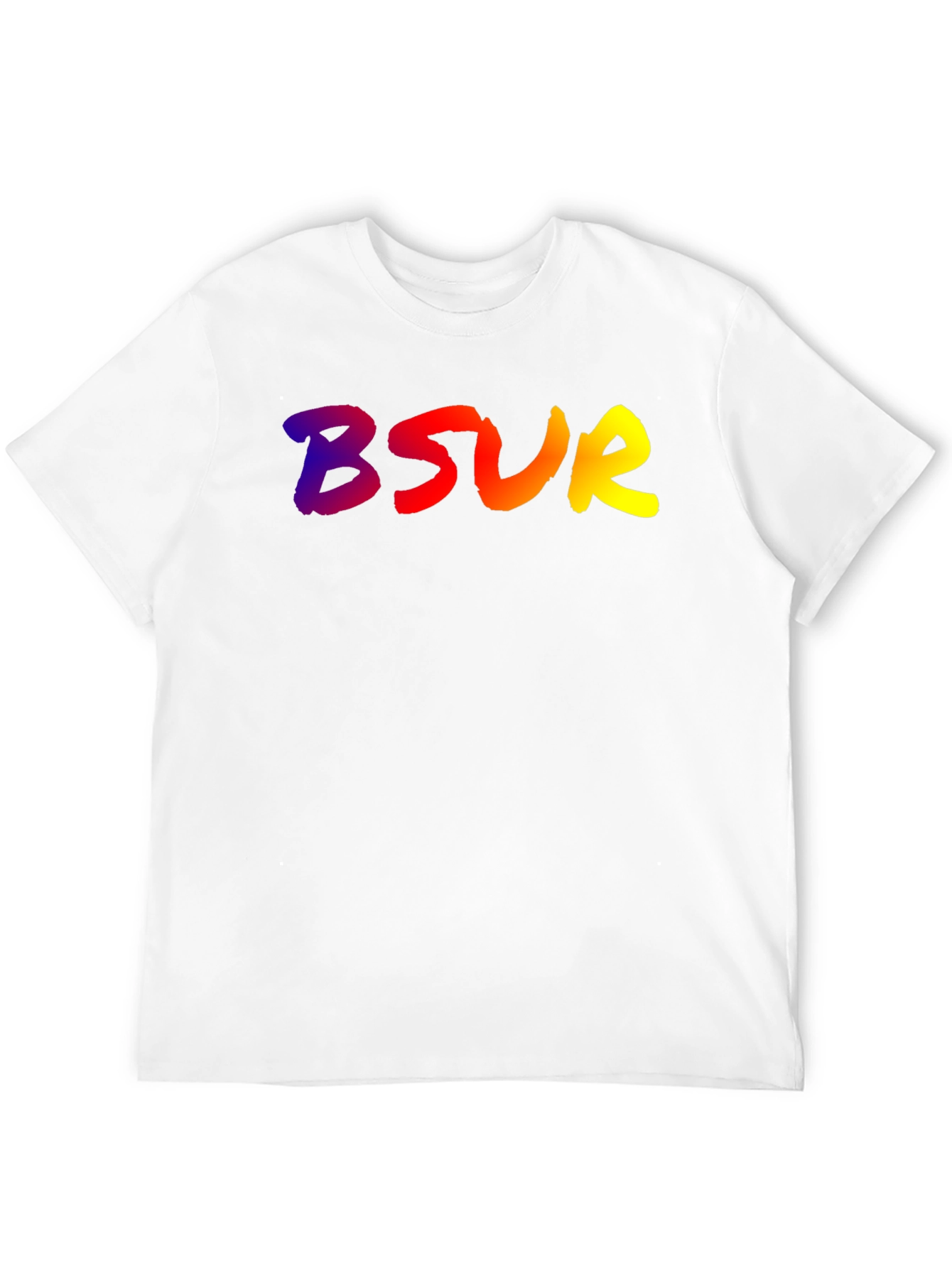 BSUR Gradient Graphic Black Tee