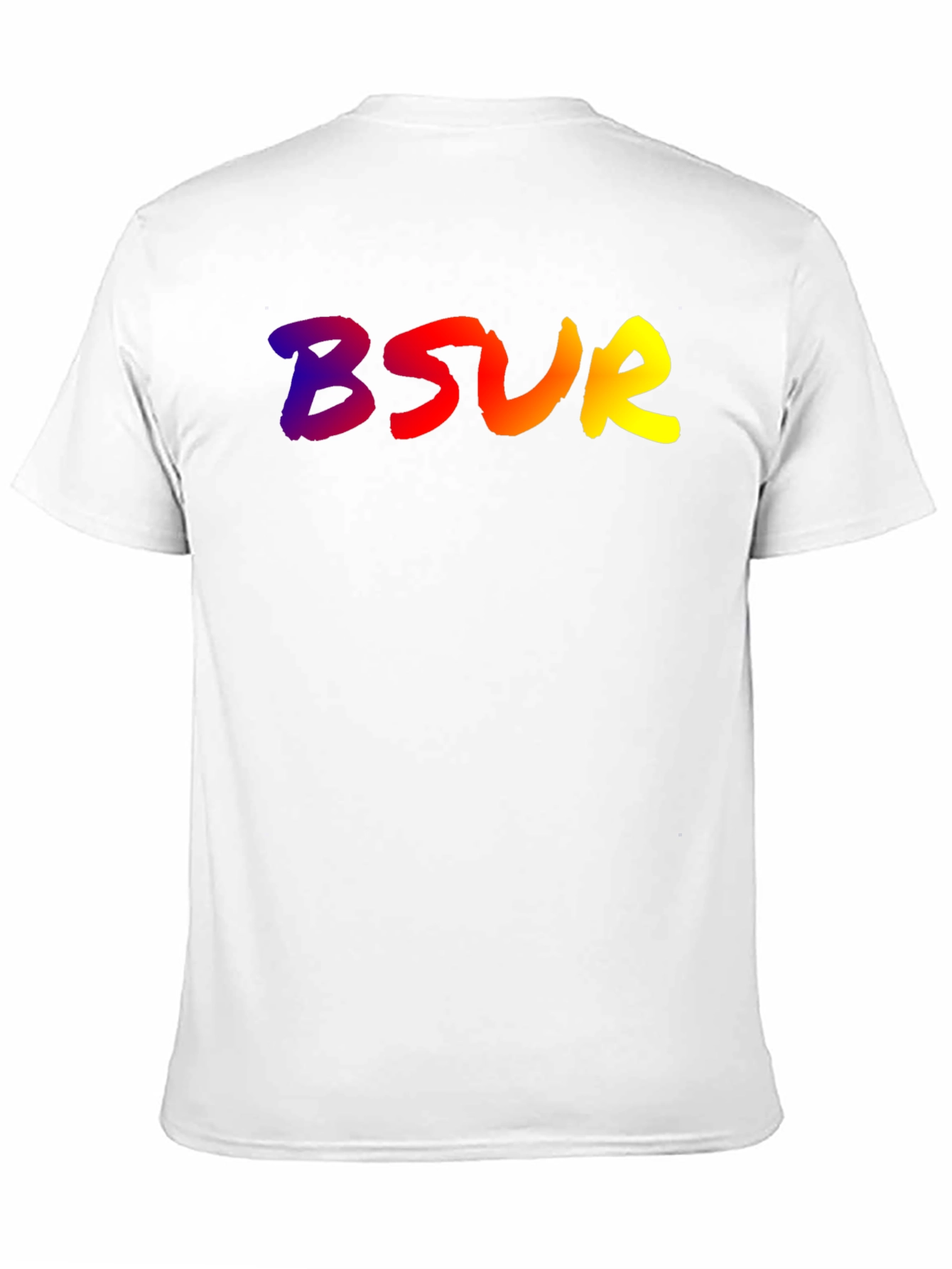 BSUR Gradient Graphic Black Tee