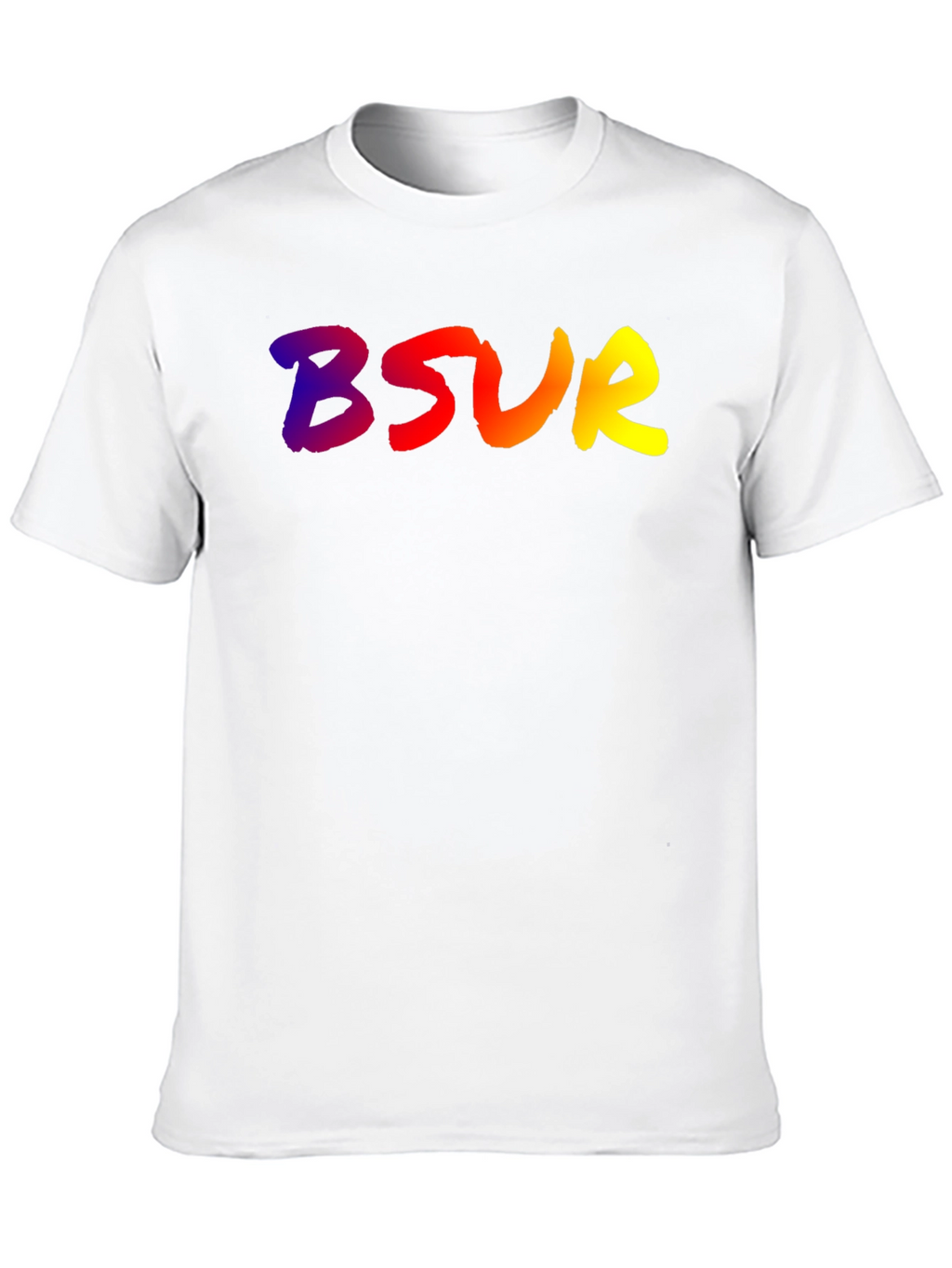 BSUR Gradient Graphic Black Tee