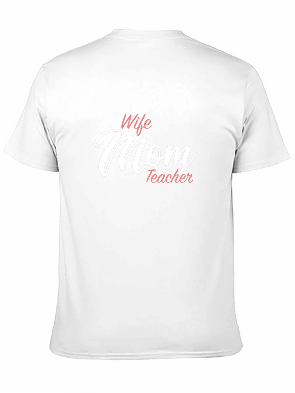 Wife Mom Teacher Graphic Tee - Black