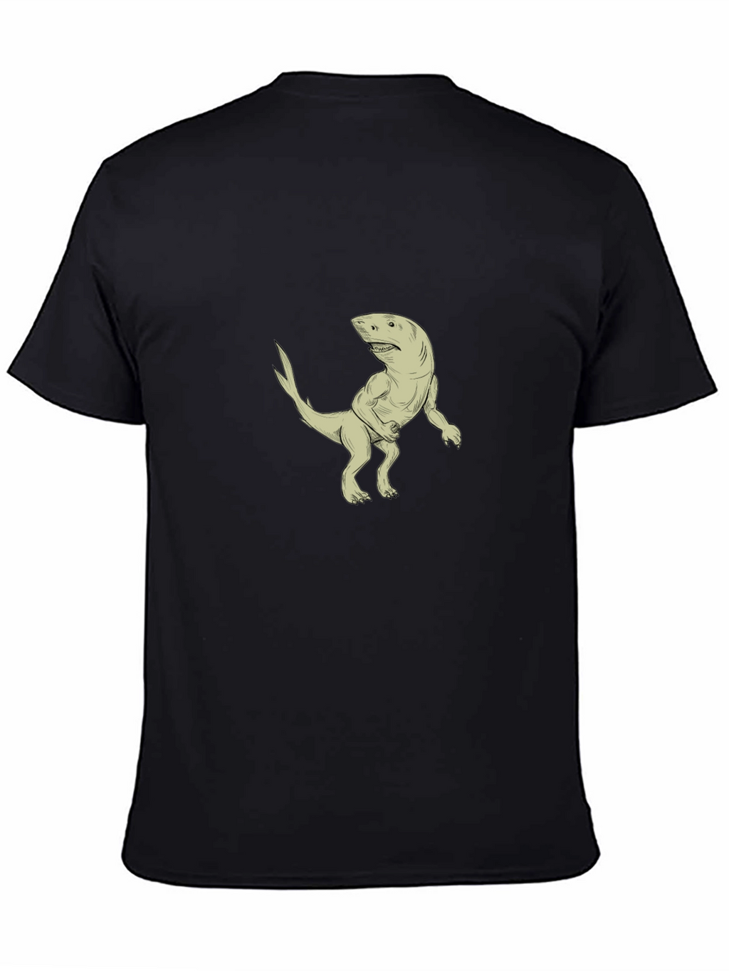Shark-Rex Hybrid Graphic T-Shirt - Black