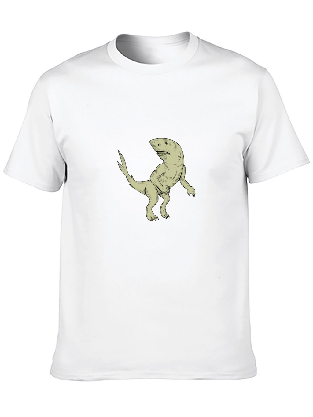 Shark-Rex Hybrid Graphic T-Shirt - Black