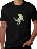 Shark-Rex Hybrid Graphic T-Shirt - Black