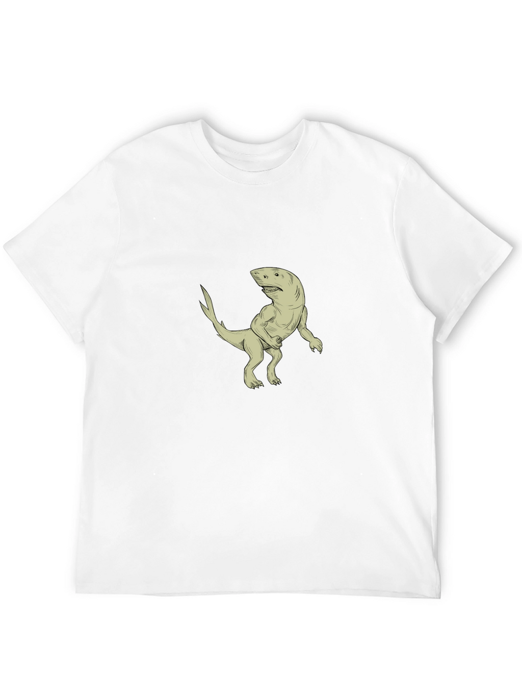 Shark-Rex Hybrid Graphic T-Shirt - Black