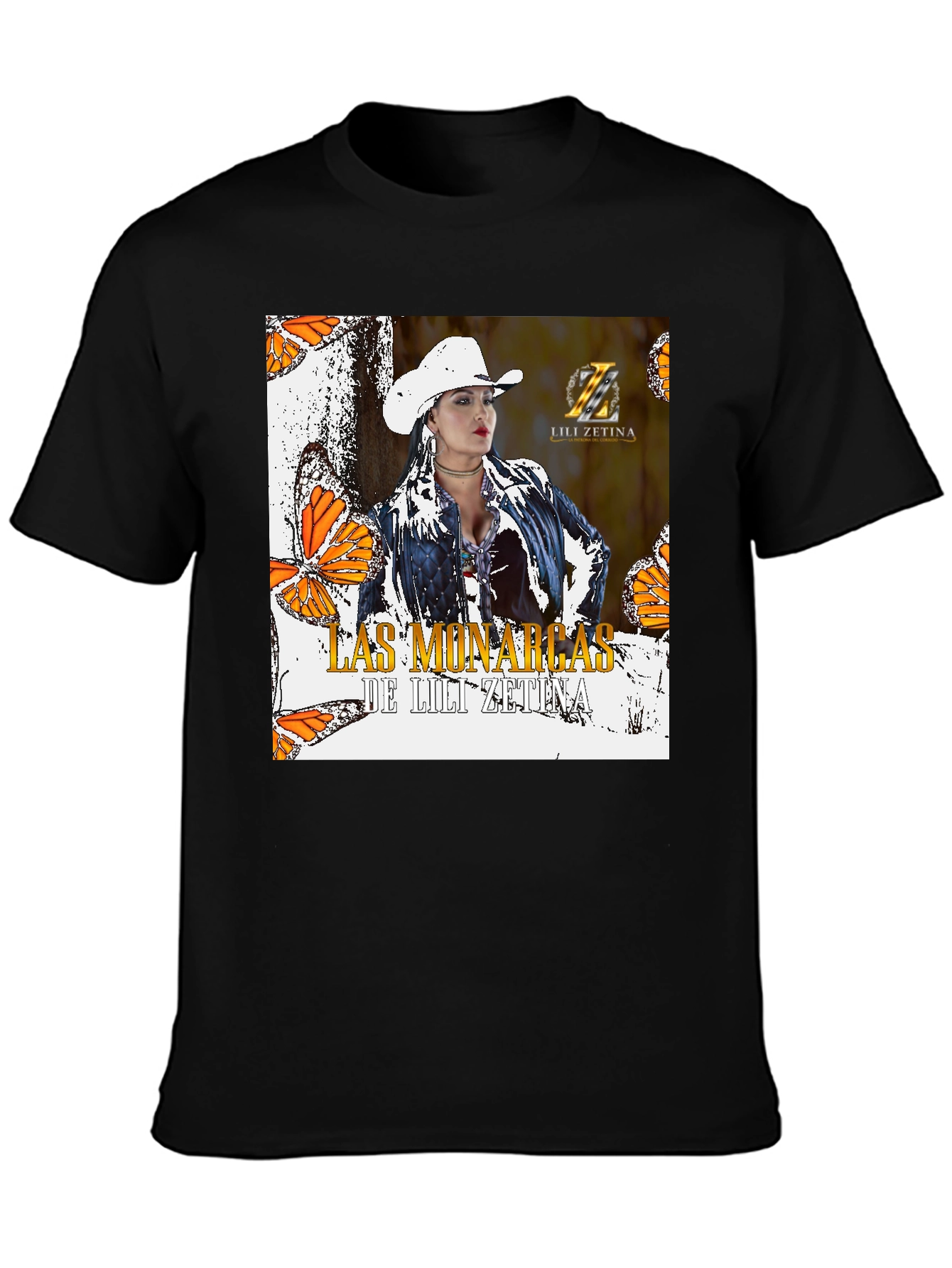 Lili Zetina Graphic T-Shirt - Las Monarcas Design