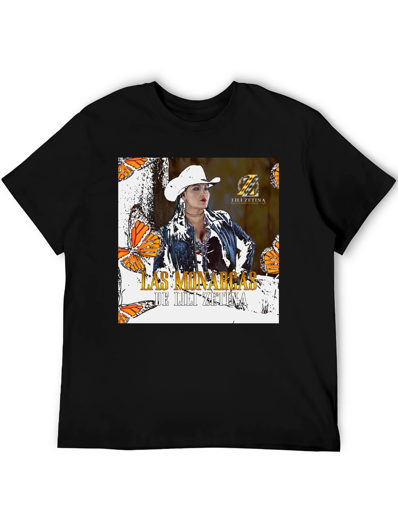 Lili Zetina Graphic T-Shirt - Las Monarcas Design