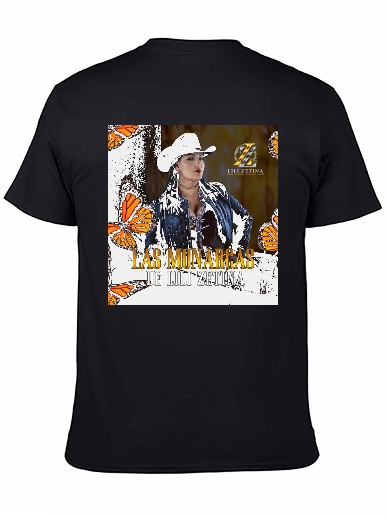 Lili Zetina Graphic T-Shirt - Las Monarcas Design