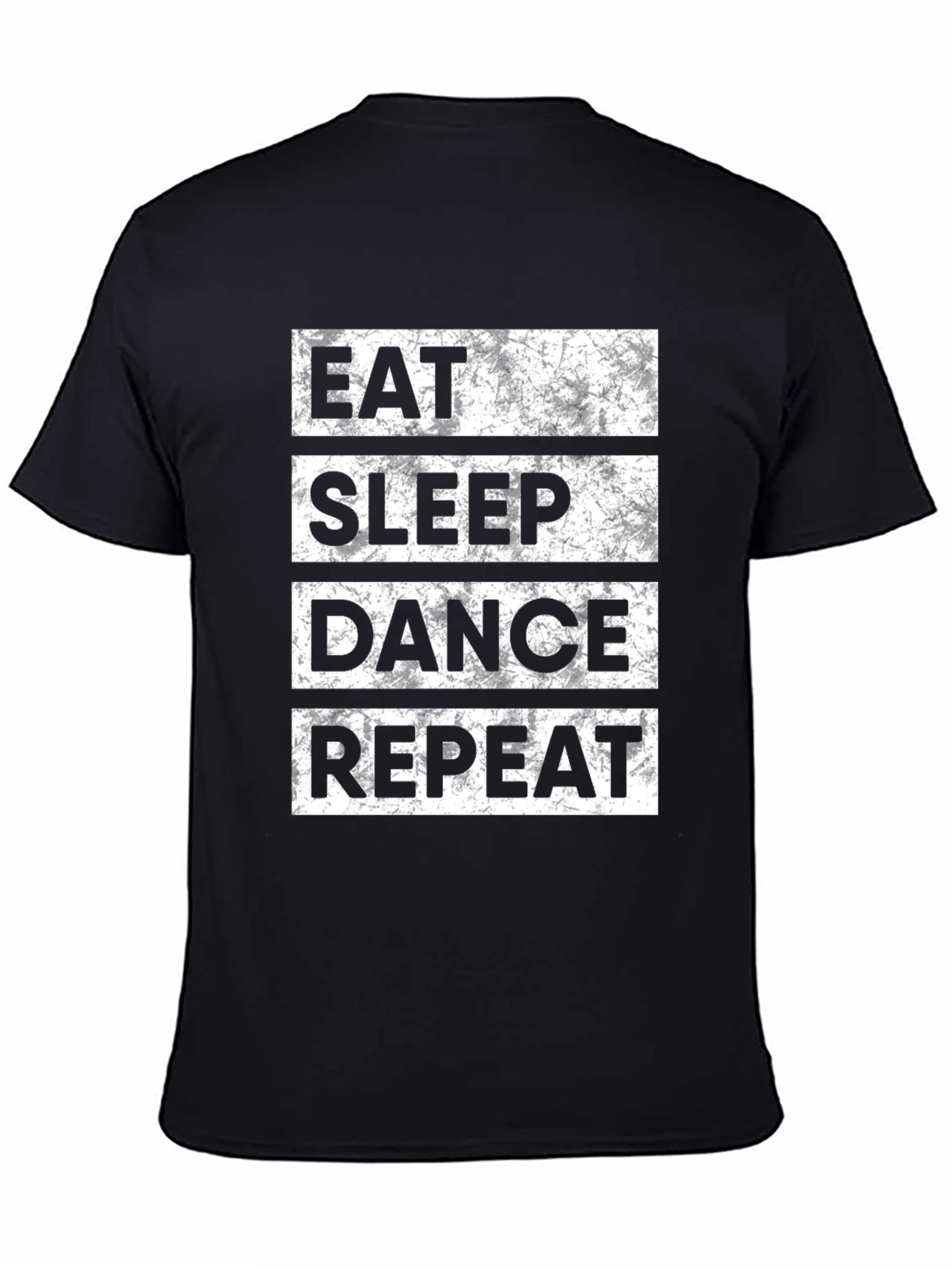 Eat Sleep Dance Repeat T-Shirt - Black Graphic Tee