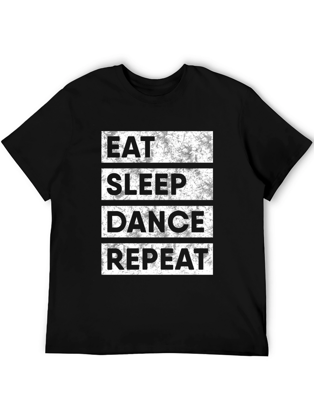 Eat Sleep Dance Repeat T-Shirt - Black Graphic Tee