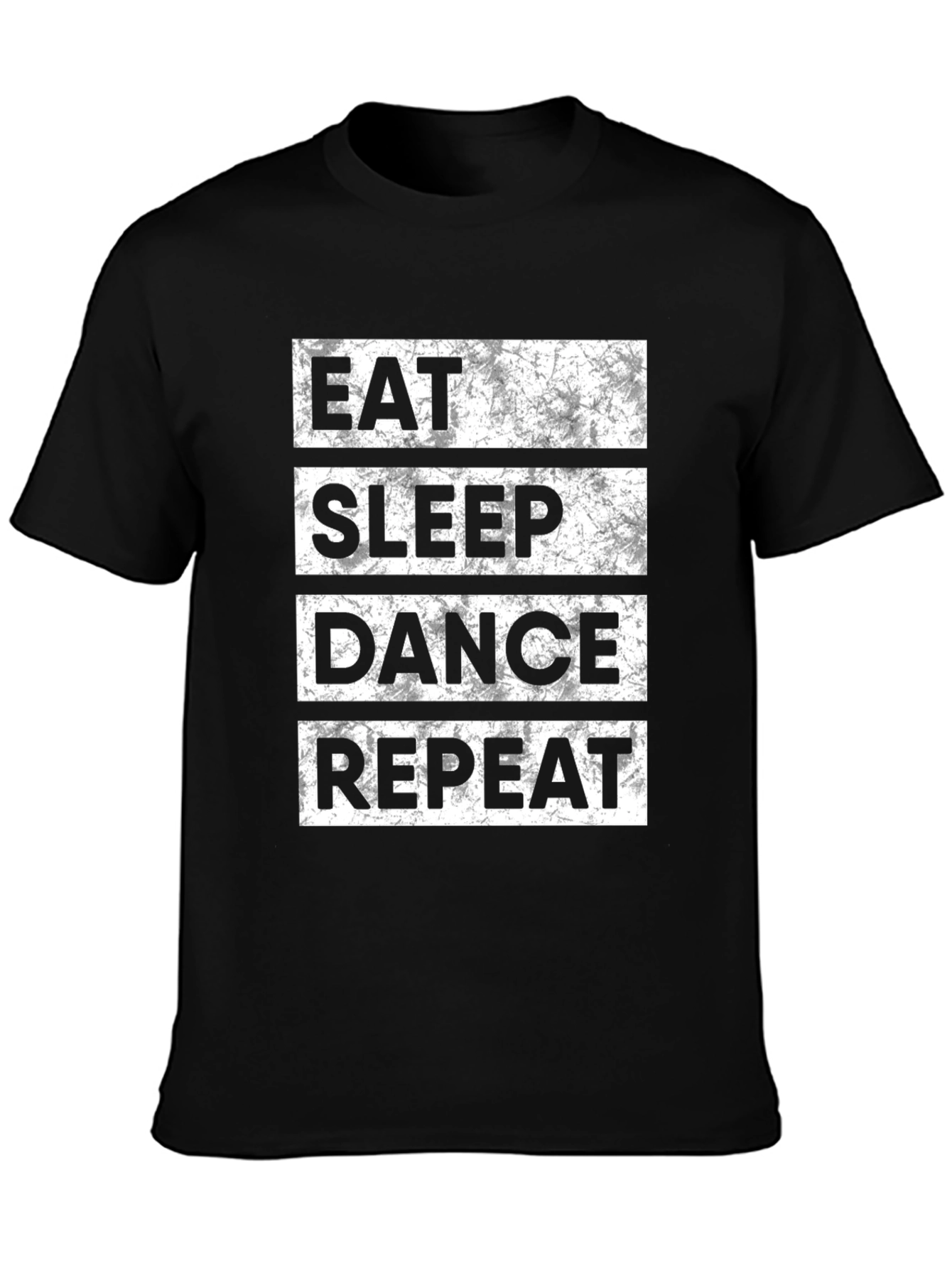 Eat Sleep Dance Repeat T-Shirt - Black Graphic Tee