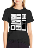 Home Appliances T-Shirt - Modern Graphic Tee