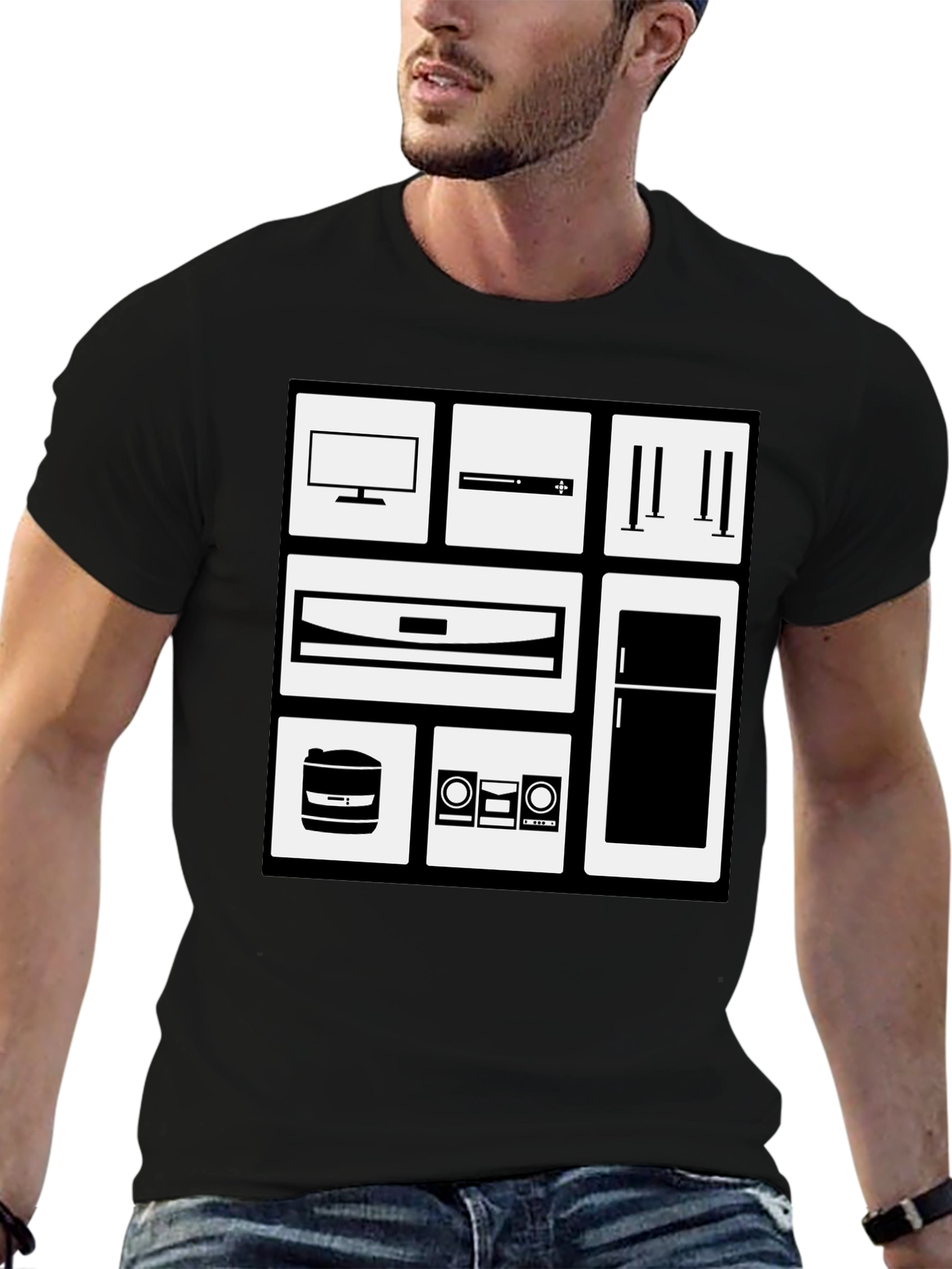Home Appliances T-Shirt - Modern Graphic Tee