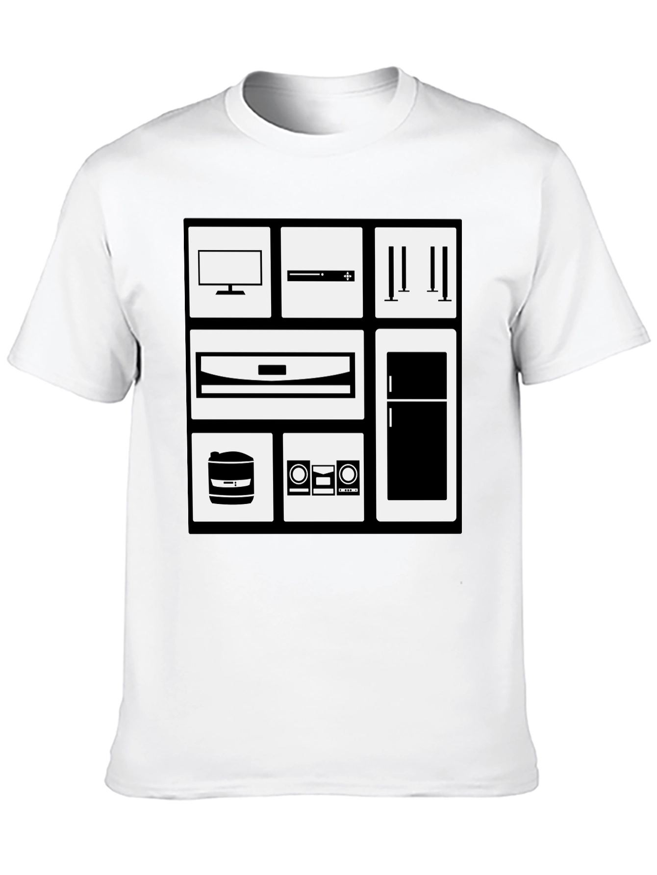 Home Appliances T-Shirt - Modern Graphic Tee
