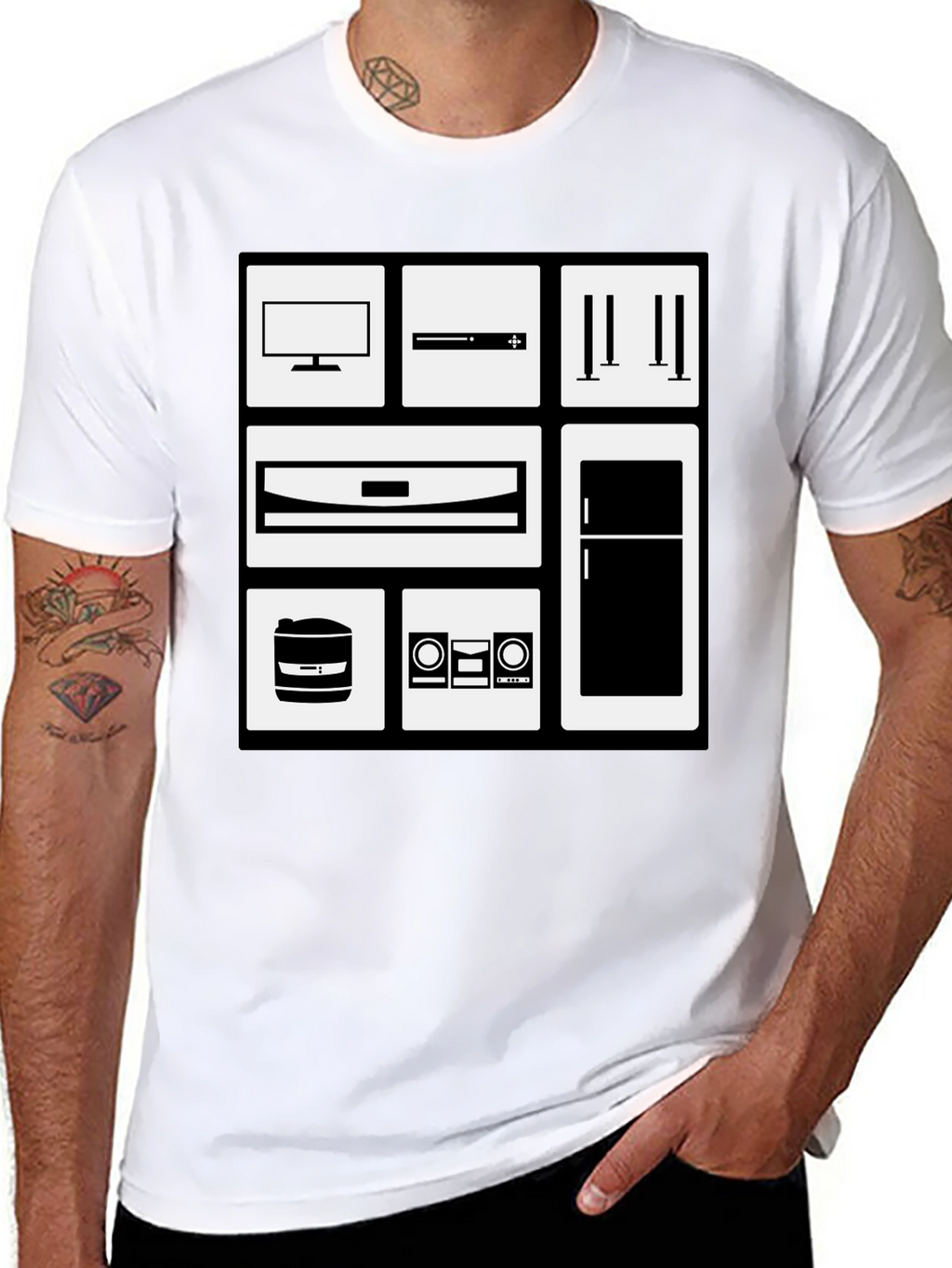 Home Appliances T-Shirt - Modern Graphic Tee