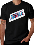 Trance Graphic Print Mens Black T-Shirt