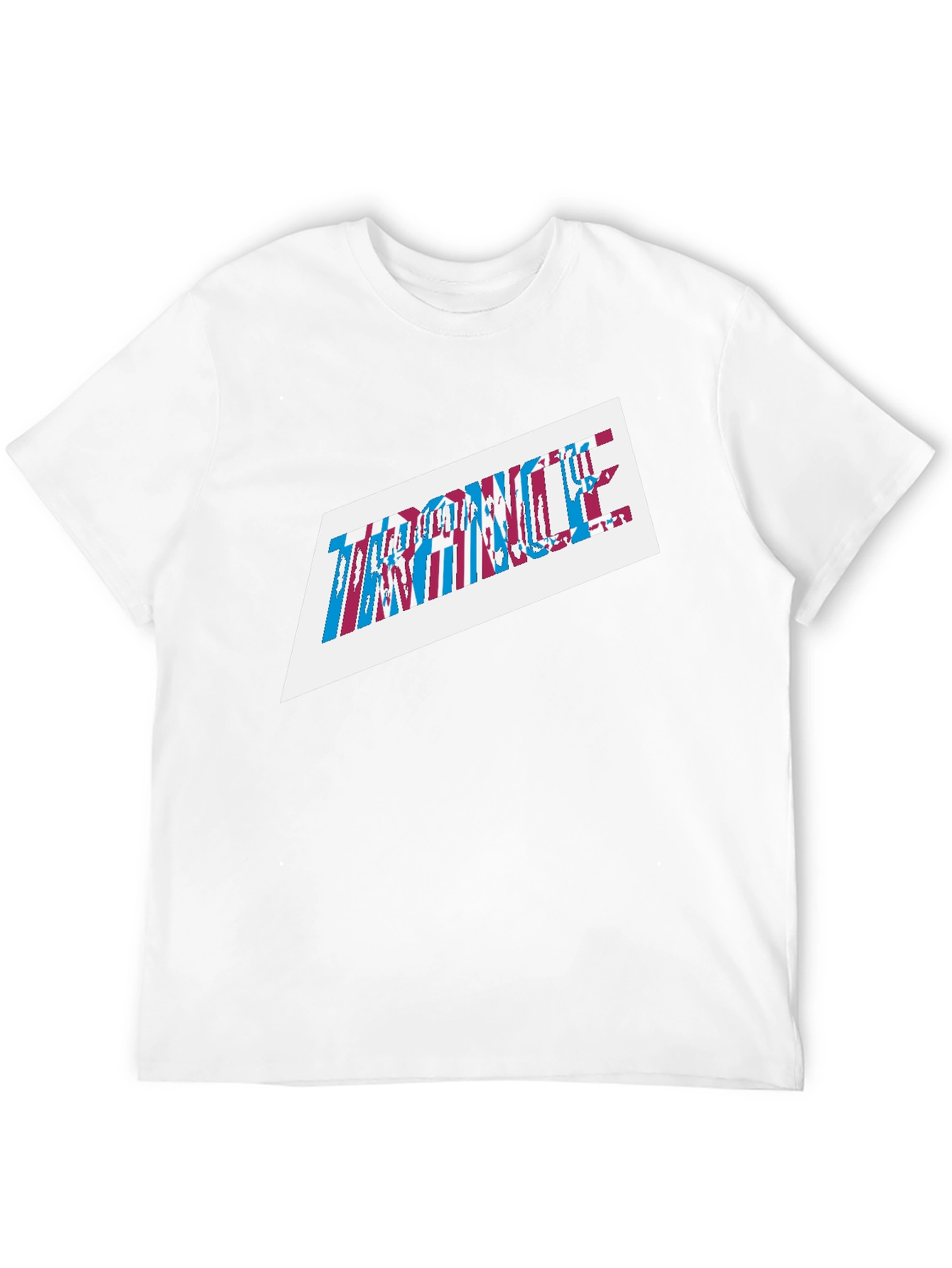 Trance Graphic Print Mens Black T-Shirt