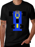 Retro Racing T-Shirt - Pixelated Grand Prix Design