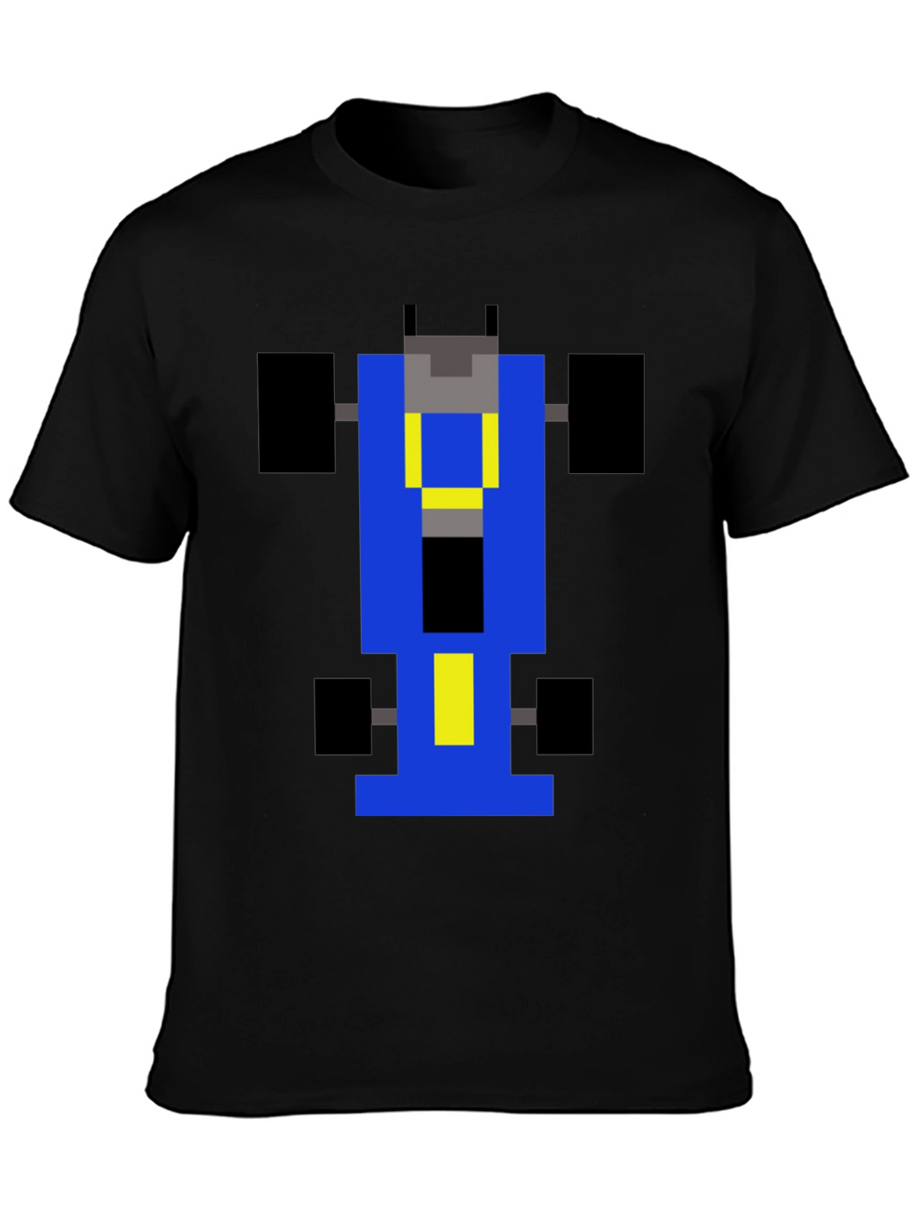 Retro Racing T-Shirt - Pixelated Grand Prix Design