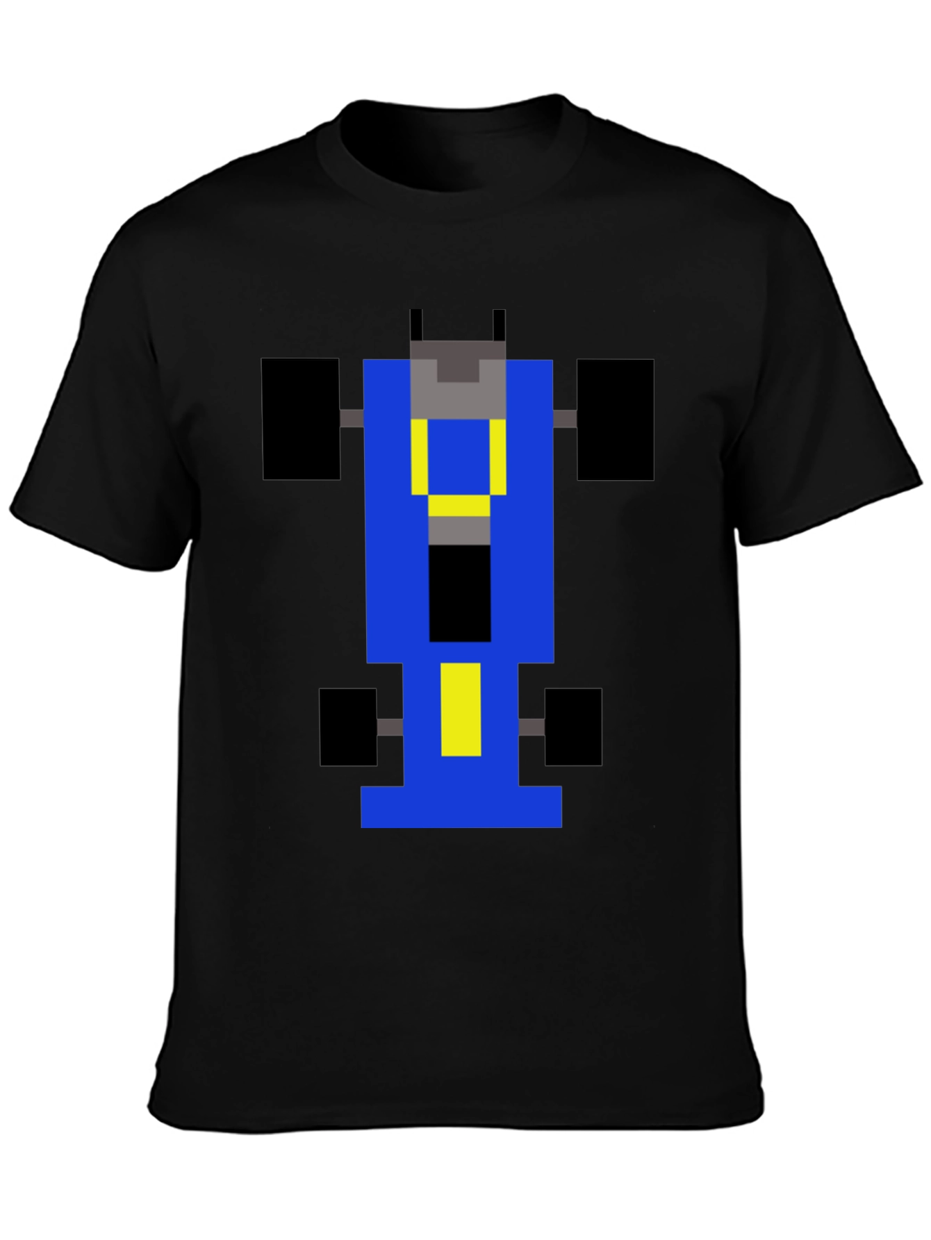 Retro Racing T-Shirt - Pixelated Grand Prix Design