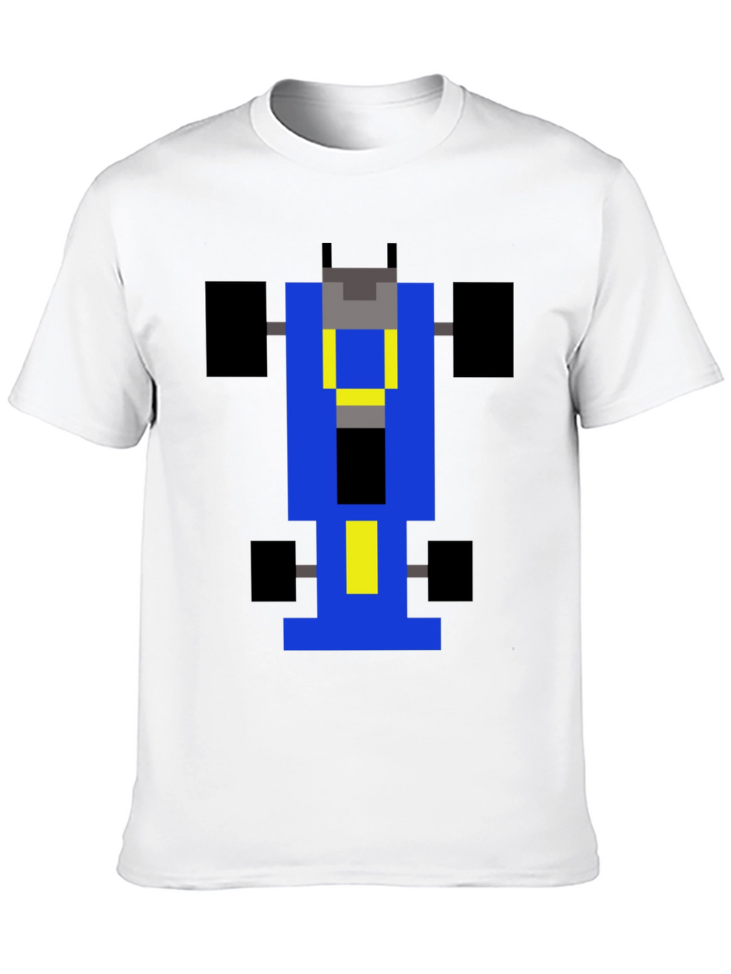 Retro Racing T-Shirt - Pixelated Grand Prix Design