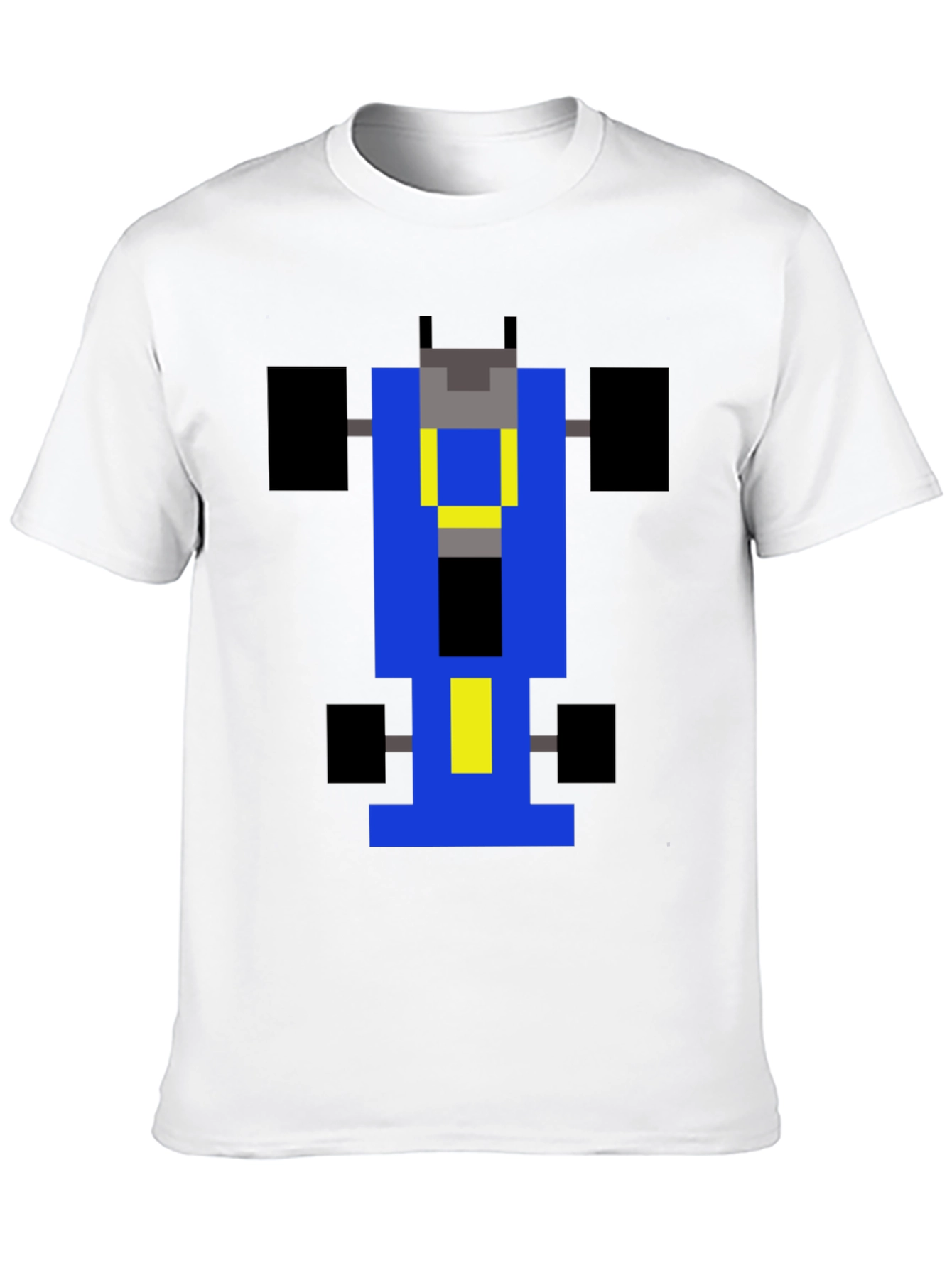 Retro Racing T-Shirt - Pixelated Grand Prix Design