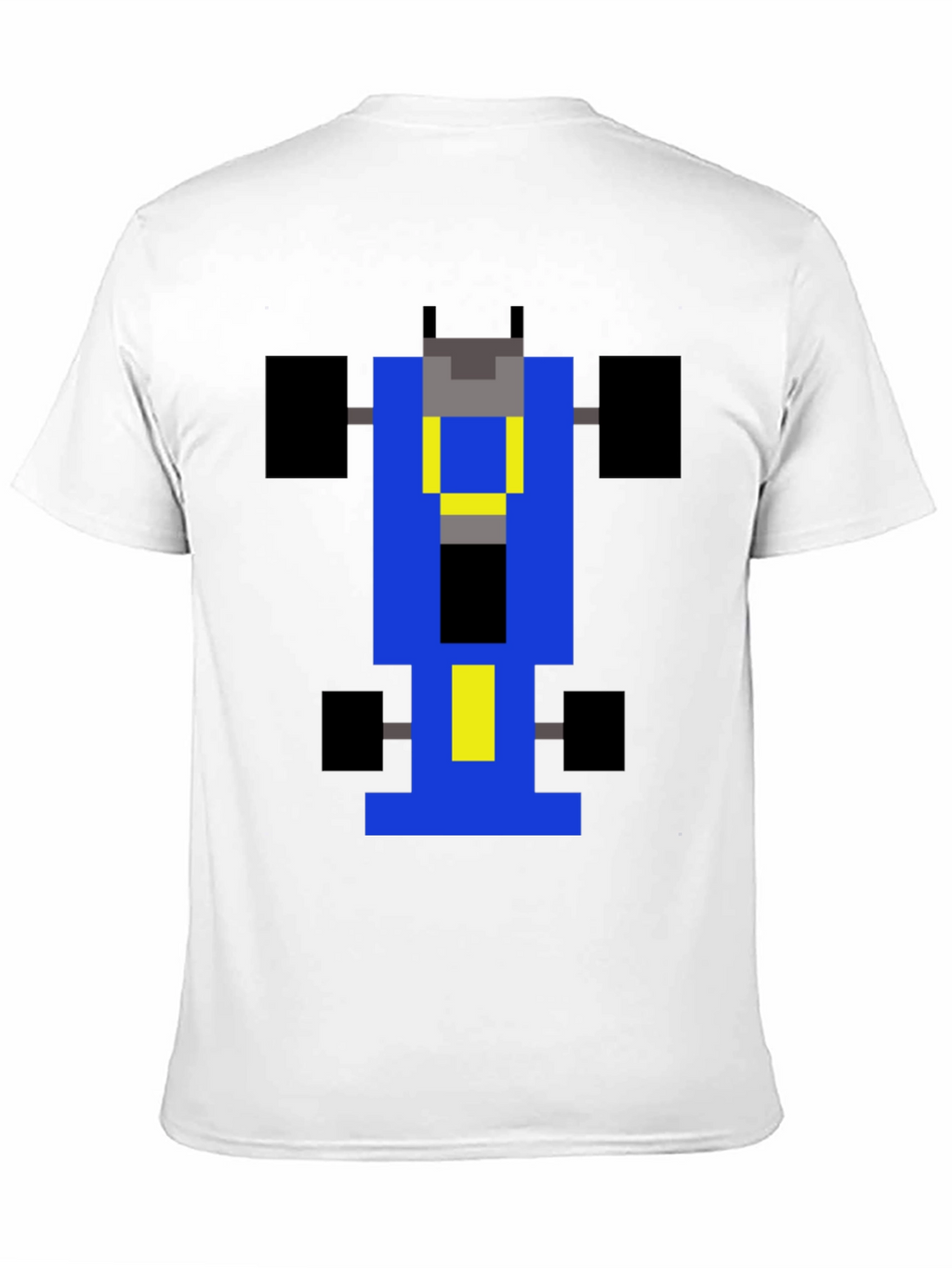 Retro Racing T-Shirt - Pixelated Grand Prix Design