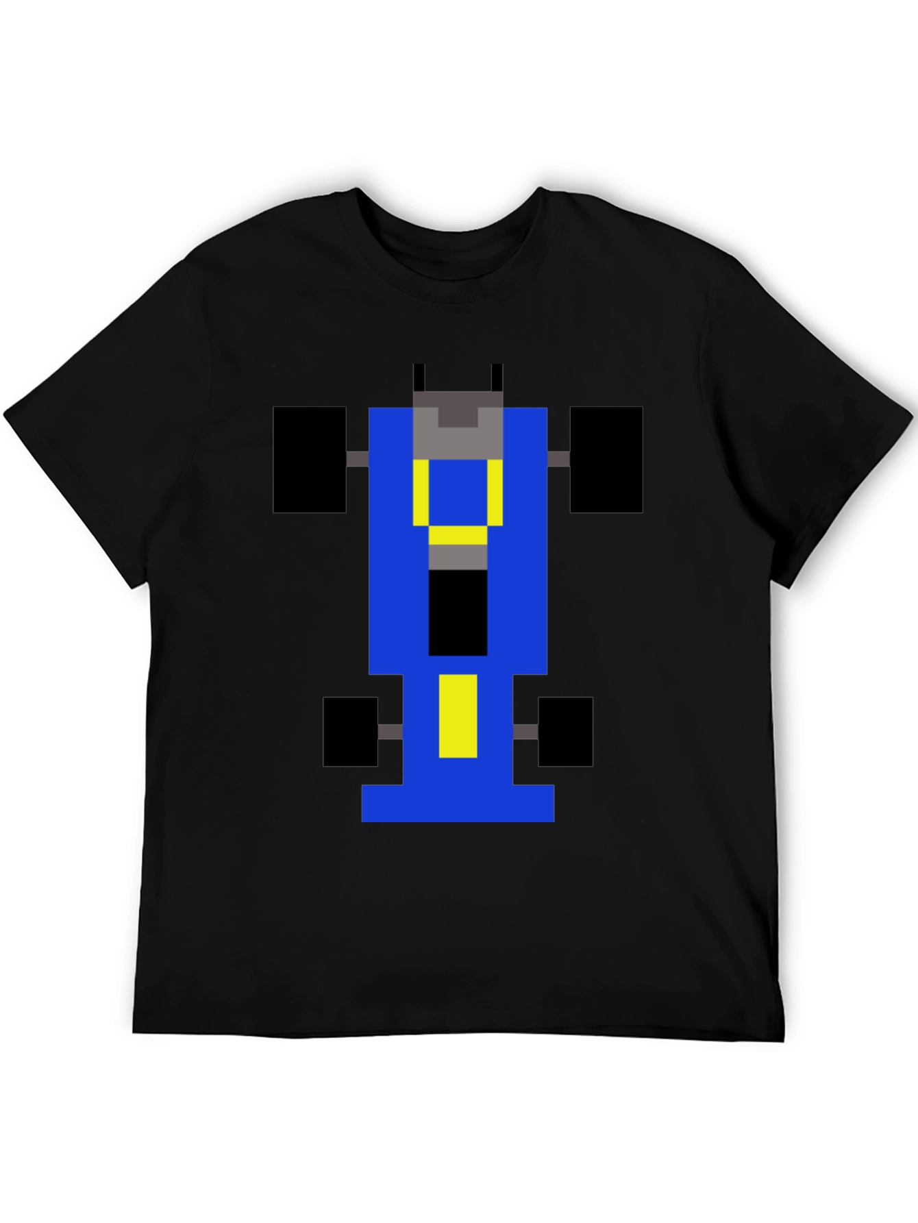 Retro Racing T-Shirt - Pixelated Grand Prix Design
