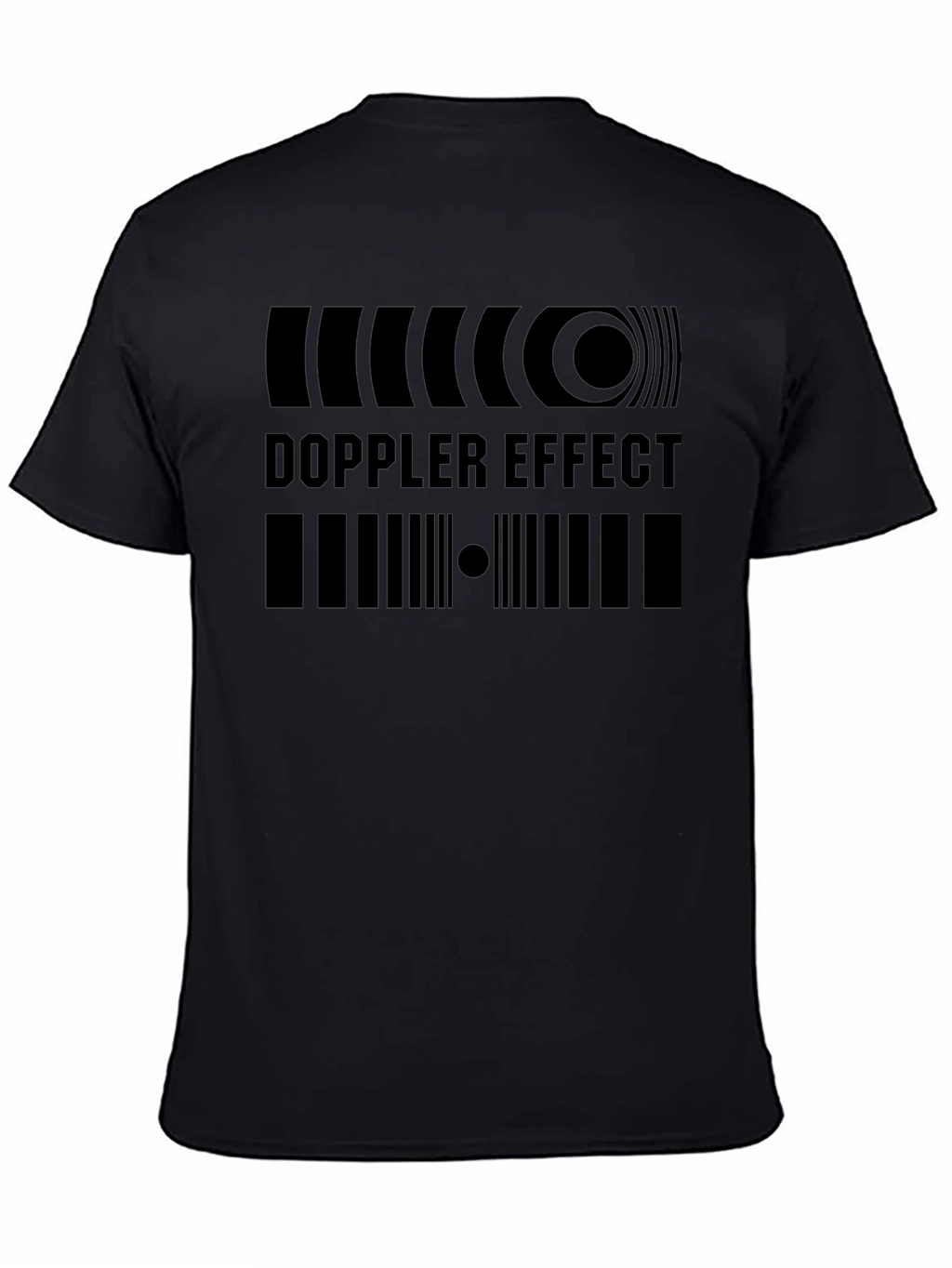 Doppler Effect Graphic Black T-Shirt